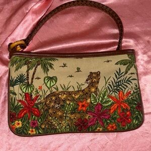 Consuela Multicolor Embroidered Shoulder Bag